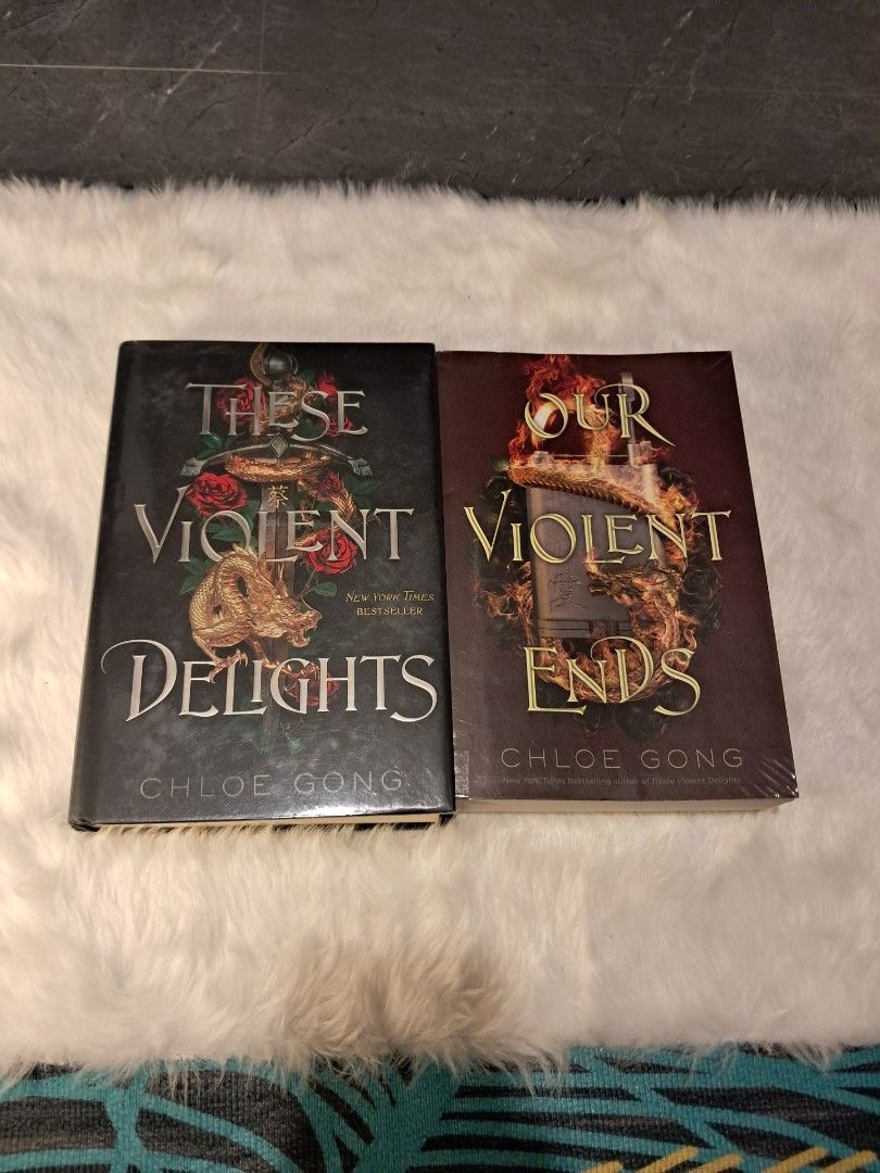 The Secret Shanghai Duology (Category: Storybooks) located in Concepcion. Submitted by jeff_sy (Listing ID 1459152568, Image 1). Description: - The Secret Shanghai Duology - Author: Chloe Gong - Book 1: These Violent Delights (Hardcover) - Book 2: Our Violent Ends (Paperback) - Genre: Fantasy, Mafia wars, Romance, Romeo-and-Juliet retelling, Urban setting - Price is negotiable for sure buyers.