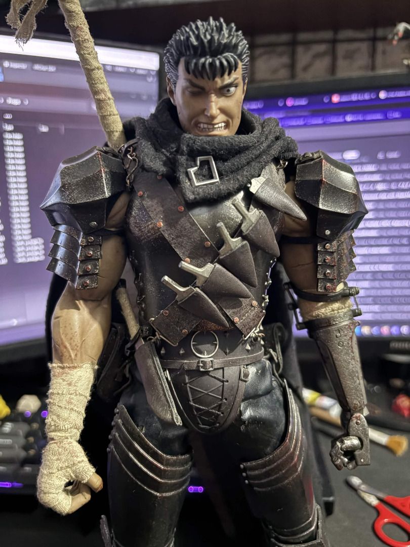 ThreeZero Guts Berserk 1/6 Figure (Category: Figurines & Statues) located in Malabon City. Submitted by teritus (Listing ID 1459269233, Image 2). Description: Selling my ThreeZero Guts figure Comes with Box and all accessories, warranty card and such Meetups: Malabon City Square or SM Grand Central Shipping: Lalamove or grab express, buyer will shoulder the fee RFS: Don't have the space for him anymore.