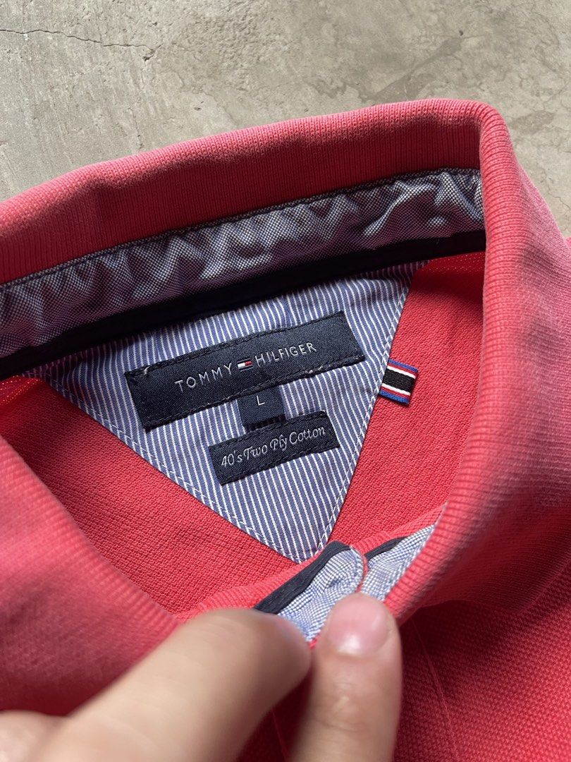 Tommy Hilfiger polo shirt (Category: Tshirts & Polo Shirts ) located in Cabuyao City. Submitted by jam_mandilag (Listing ID 1459216499, Image 3). Description: Width:22 Length:30-31.5 (long back) Tag:Tommy Hilfiger Size:Large Color Rate: 8/10 Condition:8/10 Issue:fade collar & distress on side Mode of payment: Gcash Mode of shipping: J&T and lalamove For more information kindly click the “send message button” and other details of the item. Locatio