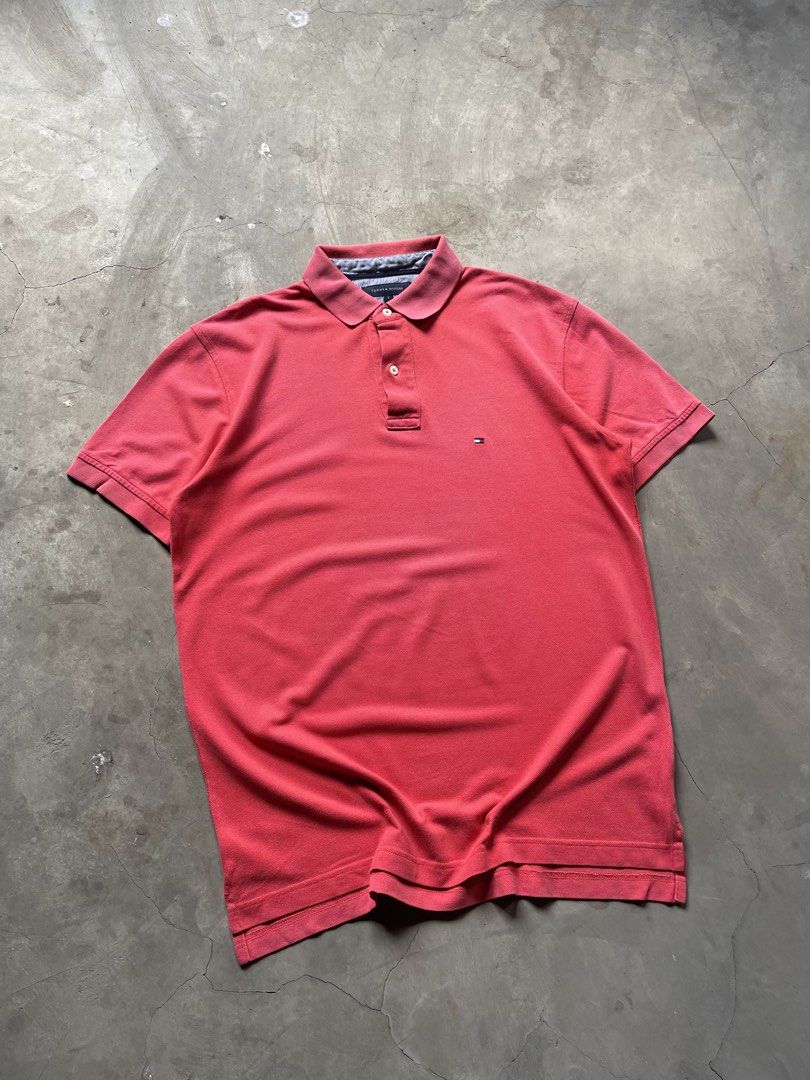 Tommy Hilfiger polo shirt (Category: Tshirts & Polo Shirts ) located in Cabuyao City. Submitted by jam_mandilag (Listing ID 1459216499, Image 2). Description: Width:22 Length:30-31.5 (long back) Tag:Tommy Hilfiger Size:Large Color Rate: 8/10 Condition:8/10 Issue:fade collar & distress on side Mode of payment: Gcash Mode of shipping: J&T and lalamove For more information kindly click the “send message button” and other details of the item. Locatio