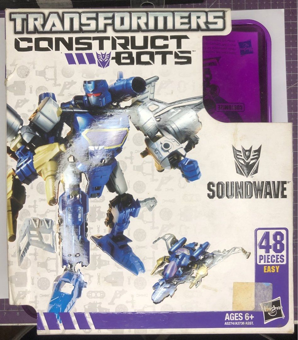 Transformers Construct Bots: Elite Class Soundwave (Category: Action & Battle Toys) located in Marikina City. Submitted by aj12thekid (Listing ID 1459153053, Image 1). Description: Transformers Construct Bots: Elite Class Soundwave PRICE: ₱600 INFO: = Box is in okay condition = Complete Parts = Comes with original instructions LOC: Marikina City MOP: GCash or GoTyme.