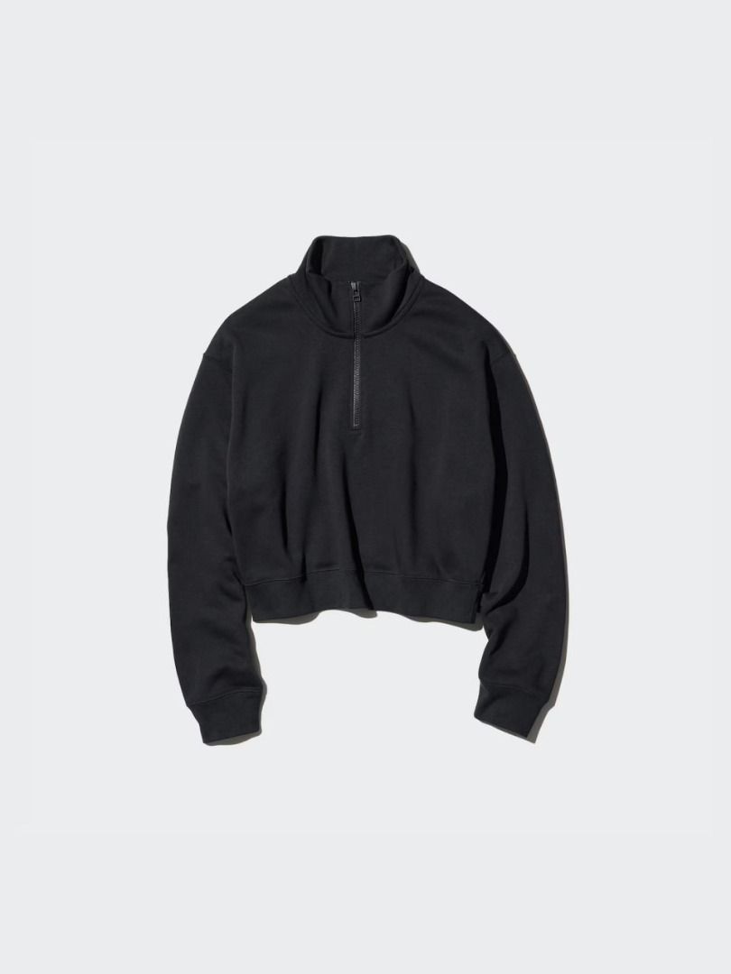 Uniqlo Women Sweat Half-Zip Pullover (Category: Longsleeves) located in Santa Cruz. Submitted by mathrift.ph (Listing ID 1459174161, Image 3). Description: Uniqlo Women Sweat Half-Zip Pullover Size Medium Excellent Condition Good as new No issue W: 21 L: 18 Color rate: 10/10 580+sf Loc: Santa Cruz, Laguna .