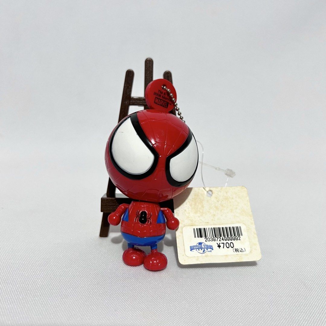 Universal Studios Japan Marvel Spider-Man/Spiderman Plastic Figure Keychain 8cm - Php 250 NOTE: Spider-Man’s body rotates when the string is pulled. (Category: Figurines & Statues) located in Davao. Submitted by pandorastoybox (Listing ID 1459182557, Image 1). Description: Universal Studios Japan Marvel Spider-Man Plastic Figure Keychain 8cm - Php 250 NOTE: Spider-Man’s body rotates when the string is pulled..