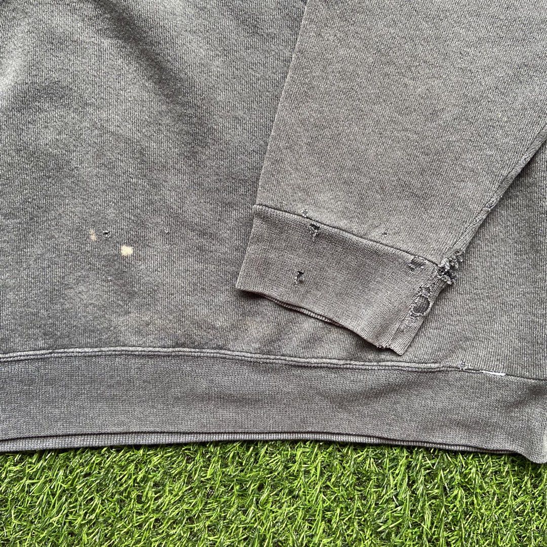 Vintage Essential Crewneck (Ash Gray) (Category: Coats, Jackets and Outerwear) located in Pasay City. Submitted by 21junkstreet (Listing ID 1459245574, Image 3). Description: Vintage Essential Crewneck (Ash Gray) Issues: Perfectly Distressed Dimensions: 23 x 25 💸 PHP 200 📨For more questions and details just DM 📍 Pasay City📍(Shipping not included) All items are Thrifted, some have pin holes, stains and discolorations. Manage your expectation, 