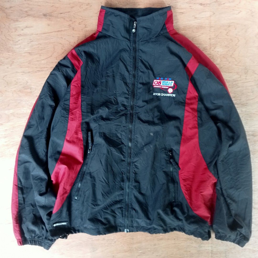 VINTAGE HOLLOWAY JACKET (Category: Coats, Jackets and Outerwear) located in Naga. Submitted by itzyoboi_zykiell (Listing ID 1459161969, Image 1). Description: HOLLOWAY – MLB CHAMPION 📏 Size: XL 📐 Measurements: • L — 32 in • W — 25 in ✨ Condition: Excellent 🌎 Made in: China 💰 Price: ₱449 Details: Vintage/Embroidered Color rate- 10000/10 📩 DM for more info‼️ 📦 Shipping available ⚠️ Please check measurements and photos before purchasing..