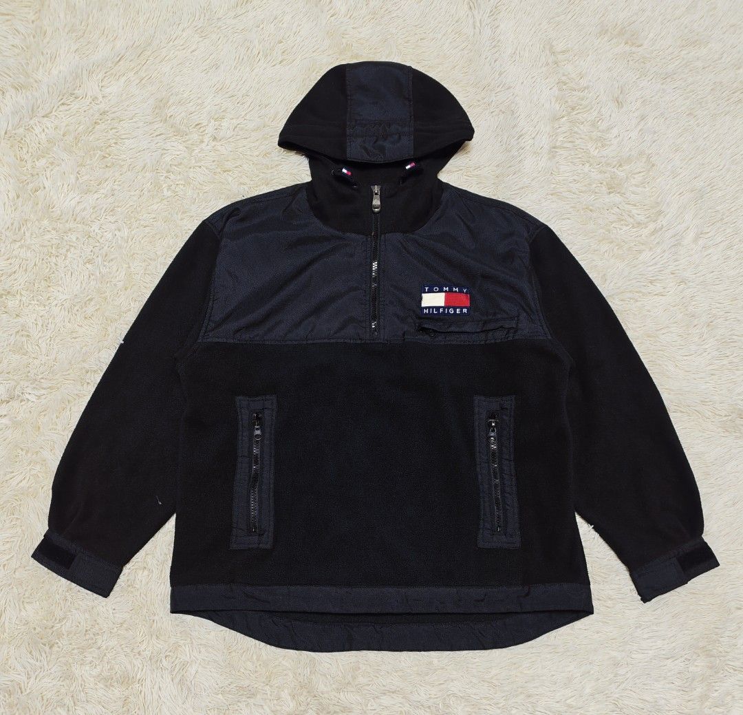 VINTAGE TOMMY HILFIGER FLEECE JACKET (Category: Coats, Jackets and Outerwear) located in Tuguegarao City. Submitted by kidbornok (Listing ID 1459128704, Image 1). Description: VINTAGE TOMMY HILFIGER FLEECE JACKET EXCELLENT CONDITION SIZE LARGE ON TAG 26X28 COLOR RATE: 9.5/10 OR BETTER NO ISSUE.