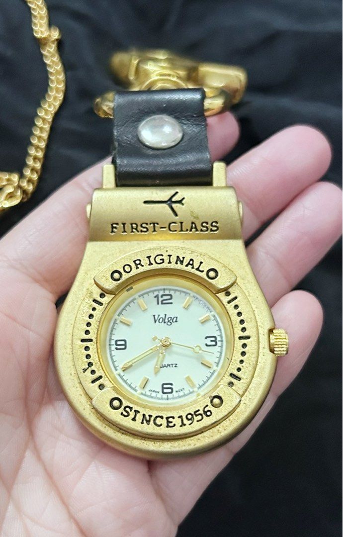 Vintage Volga Pocket Watch (Category: Women's Watches) located in Makati City. Submitted by cestparfaitvintagejewelries (Listing ID 1459249226, Image 1). Description: No battery .