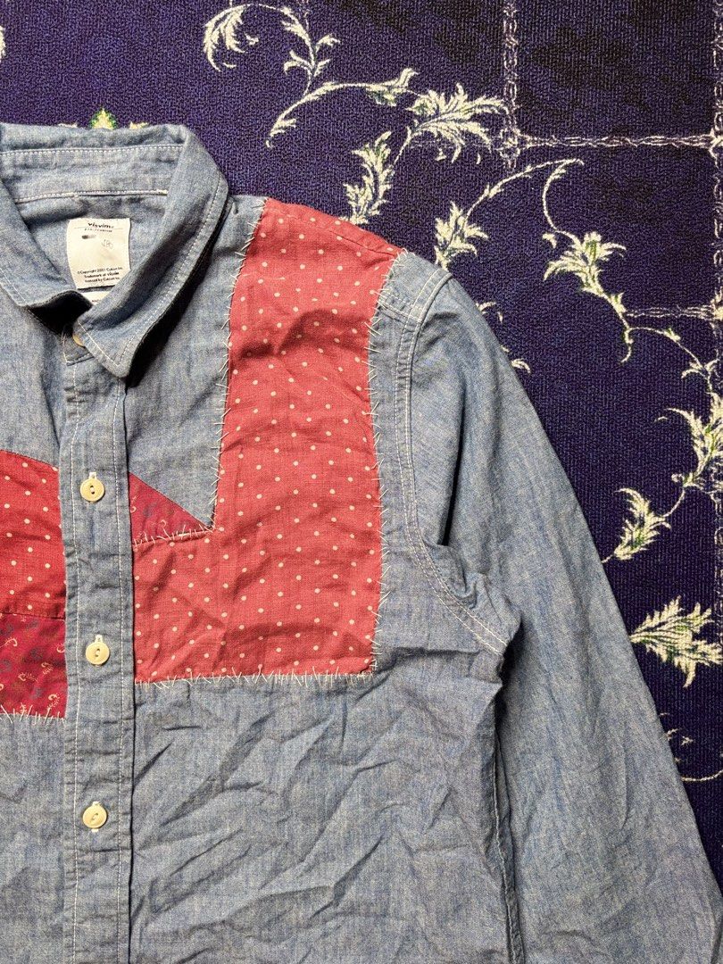 Visvim Granger Chambray Patchwork Shirt (Category: Formal Shirts) located in Valenzuela. Submitted by telagram (Listing ID 1459206761, Image 3). Description: .