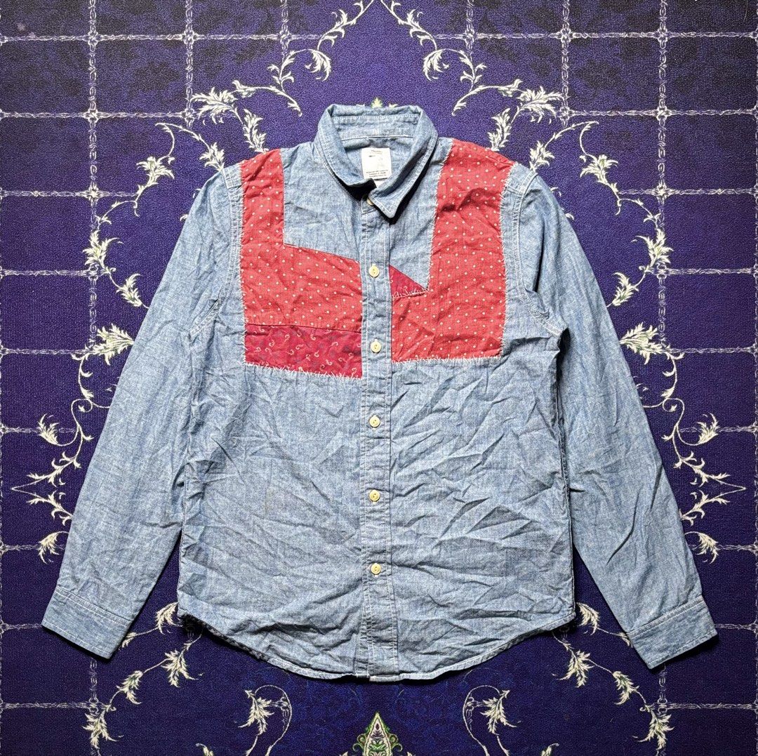 Visvim Granger Chambray Patchwork Shirt (Category: Formal Shirts) located in Valenzuela. Submitted by telagram (Listing ID 1459206761, Image 1). Description: .
