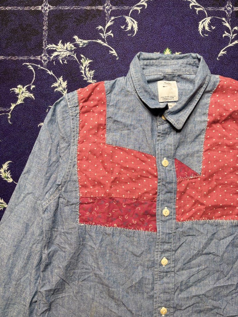 Visvim Granger Chambray Patchwork Shirt (Category: Formal Shirts) located in Valenzuela. Submitted by telagram (Listing ID 1459206761, Image 2). Description: .