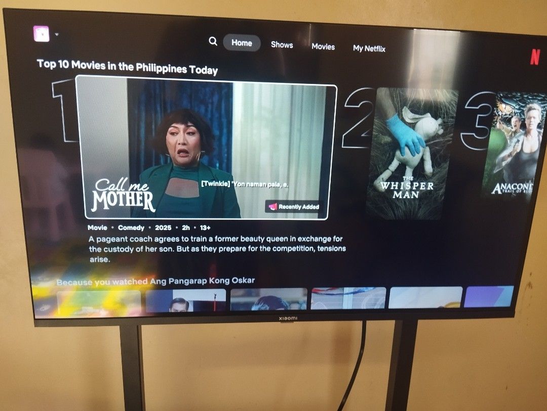 Xiaomi Smart TV (Category: TV) located in Manila. Submitted by ljaneee (Listing ID 1459091361, Image 3). Description: - Xiaomi Smart TV - Perfect for entertainment needs - Works great, no issues - Ready for a new home - 1 month old with warranty super smooth pa and super bago ng itsura selling because of upgrade ng mas malaking tv for pickup only.