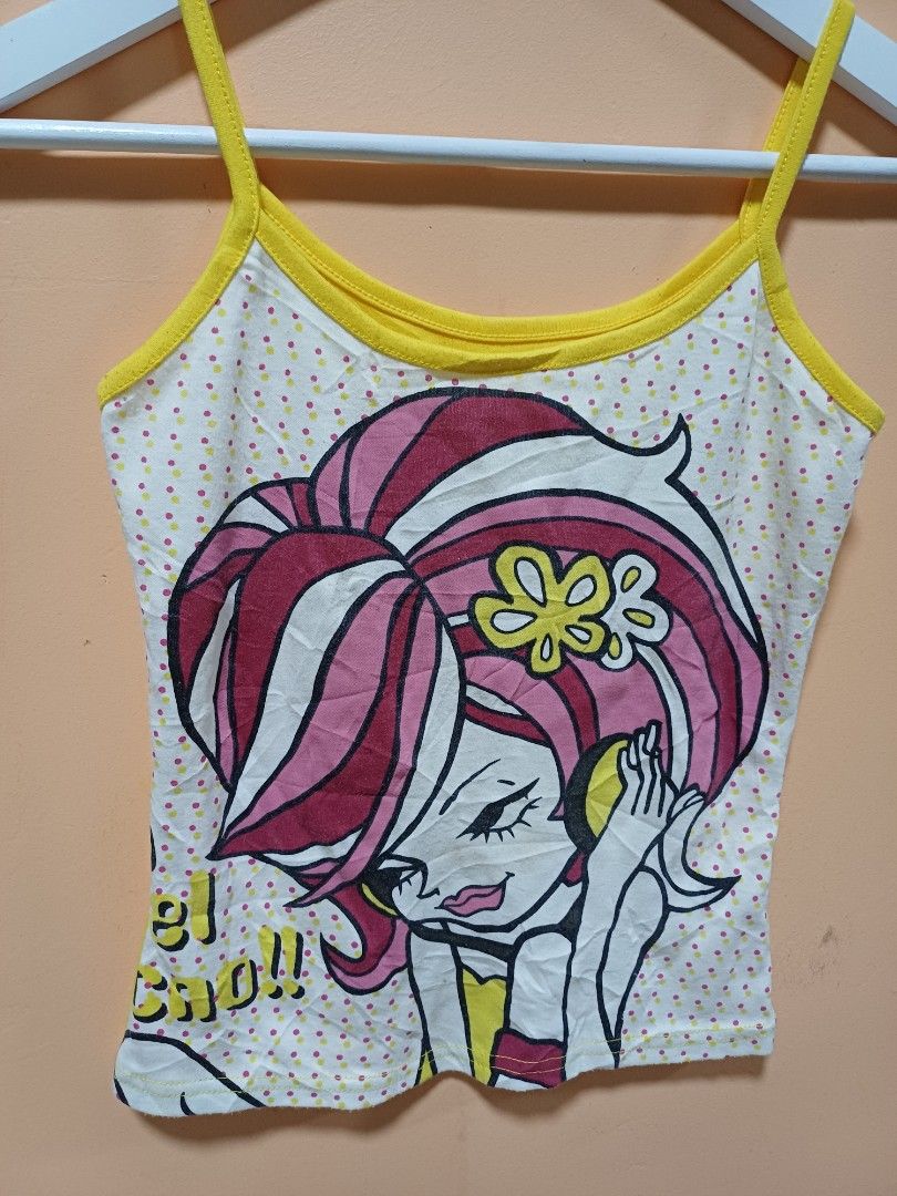 Y2k Printed Top (Category: Sleeveless) located in Davao. Submitted by phgrails082 (Listing ID 1459198352, Image 2). Description: Y2k Printed Top small to medium, 14.5w x 18L Excellent condition 300 add sf.