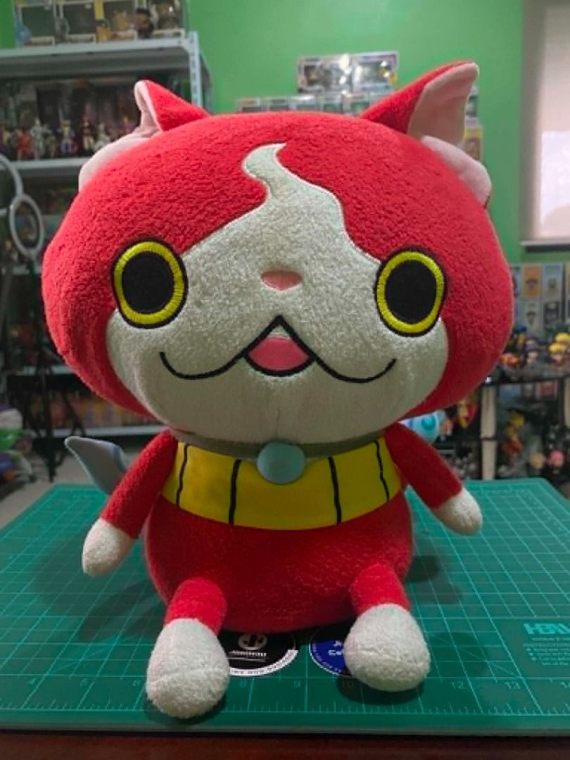Yo-kai Watch Jibanyan Plush Toy (Category: Plushies & Soft Toys) located in Angeles City. Submitted by rickki_t (Listing ID 1459236121, Image 1). Description: - Super cute Jibanyan plush toy - From the popular Yo-kai Watch series - Features iconic red and white design - Adorned with a yellow collar and bell - Soft and cuddly, perfect for hugs - Brand new with tag still attached - Looking for a new loving home!.