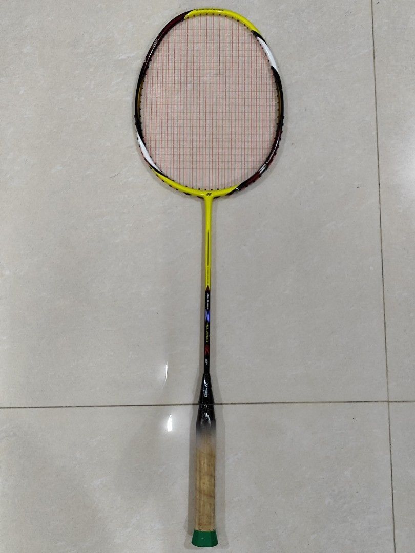 Yonex Badminton Racket (Category: Racket and Ball Sports) located in Manila. Submitted by natsjo97 (Listing ID 1459157767, Image 1). Description: Genuine Yonex Arcsaber Z Slash. No bag available Current stringbed: Yonex Aerobite String tension: 30lbs Haven't been used regularly so I removed the old grip. The price is negotiable just hmu. RFS: Shifted my sport to running and haven't played since. Rush item..
