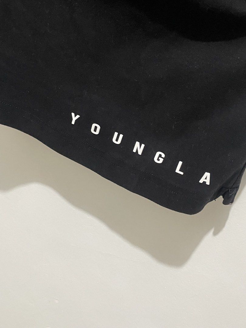 YOUNGLA Black Sweat Shorts (Category: Shorts) located in Manila. Submitted by thrift_by_tons08 (Listing ID 1459206548, Image 3). Description: YOUNGLA SHORT Dimes: Waist: 30 - 34 Length: 15.5 Leghole: 11.5 Price: 1,250 + sf (negotiable) 📍Roxas City, Capiz 5800 🔫 Payment via Gcash 🔫Payment First Policy .