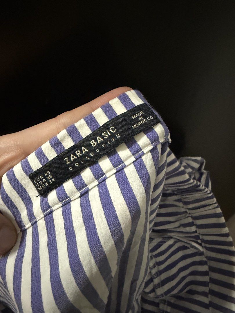 Zara offshoulder top (Category: Blouses) located in Dumaguete. Submitted by vvmj17 (Listing ID 1459229756, Image 3). Description: Best fit small frames .