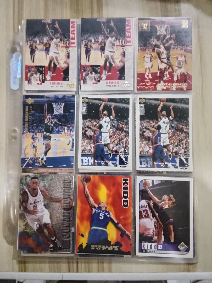90s NBA cards (Category: Raw Singles) located in Paranaque City. Submitted by emedia7954 (Listing ID 1462901867, Image 3). Description: Rush sale lot 2k 370 PCs Includes: Pre rookie card kobe,paul pierce,etc.. Rookie cards- Webber, camby, penny, Glenn robinson etc. Loc. Taguig.