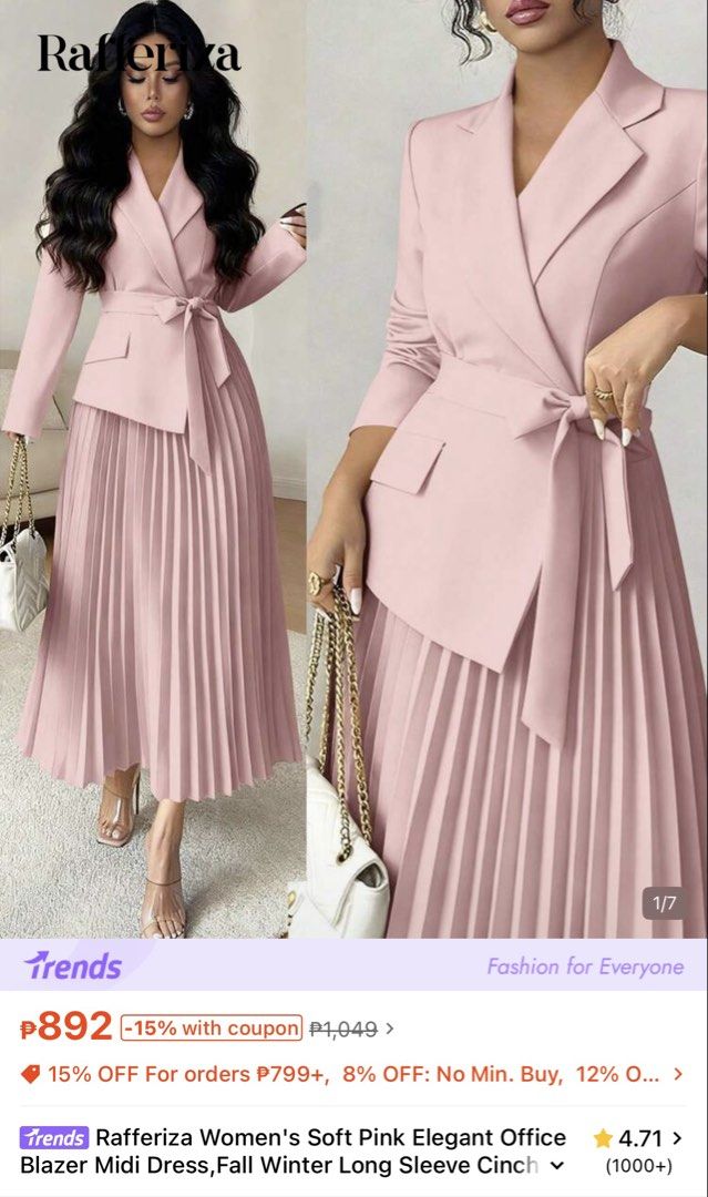 ✨ Like New Dress — Worn Once Only | Excellent Condition (Category: Dresses) located in Manila. Submitted by calmfox_cd504b (Listing ID 1463009019, Image 1). Description: Selling this dress as I’ve only worn it once and it’s still in very good condition. 🤍 • Worn once only • No stains, damages, or issues • Freshly laundered • Clean and ready to wear • Not ironed yet, so it may have some creases from washing/storage • No flaws to note •Measurement