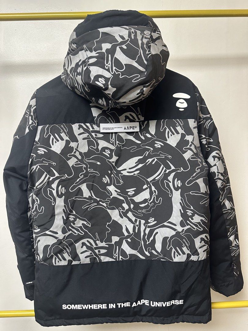 AAPE by a bathing ape camouflage puffer jacket AAPE BAPE (Category: Coats, Jackets and Outerwear) located in Cavite. Submitted by jdfselectify (Listing ID 1462914819, Image 2). Description: Excellent condition 22W x 27L M-L men fitting .