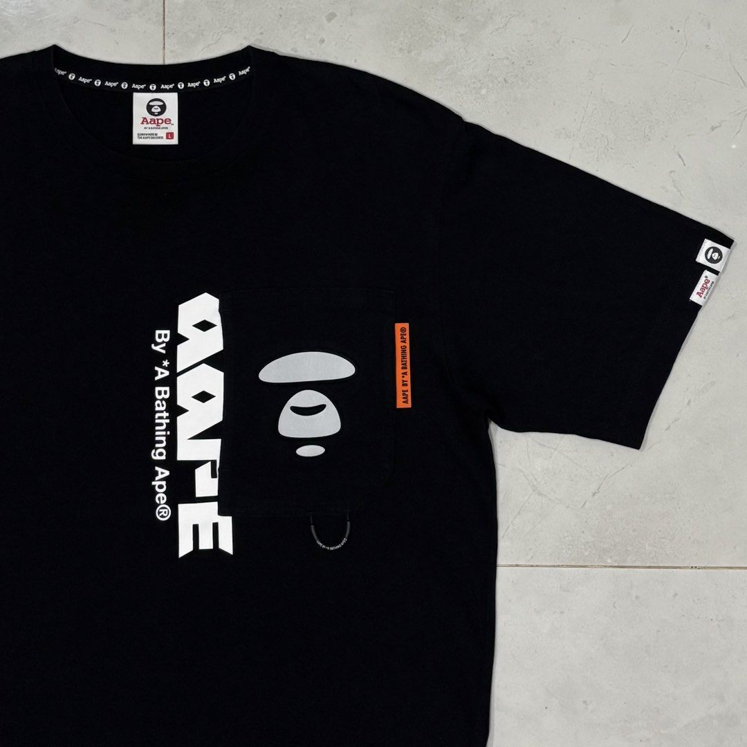 AAPE By a bathing ape shirt (Category: Luxury Apparel) located in Cebu City. Submitted by florianmiral (Listing ID 1462898111, Image 2). Description: AAPE By a bathing ape shirt Excellent condition Large W 21.5 L 29.