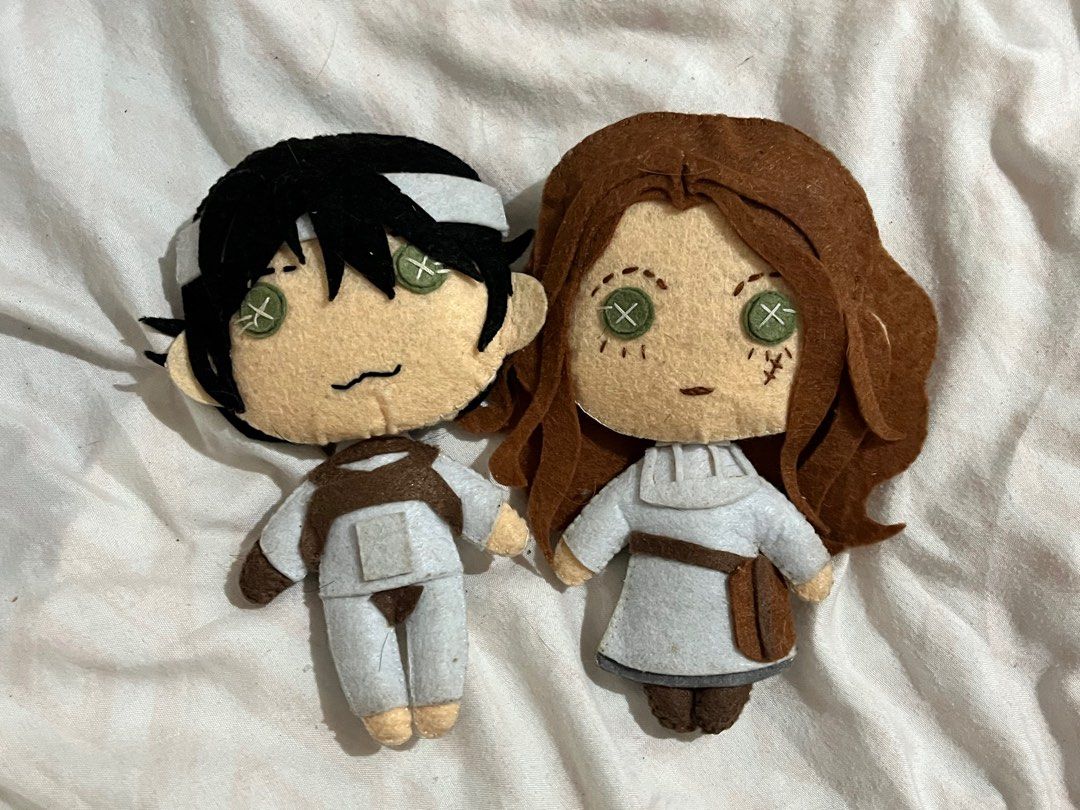 Adamil Identity V Handmade Felt Plushies (Category: Plushies & Soft Toys) located in Navotas City. Submitted by 1004rbhy (Listing ID 1463094381, Image 1). Description: adamil ada & emil idv felt doll 350 set 250 if one only.