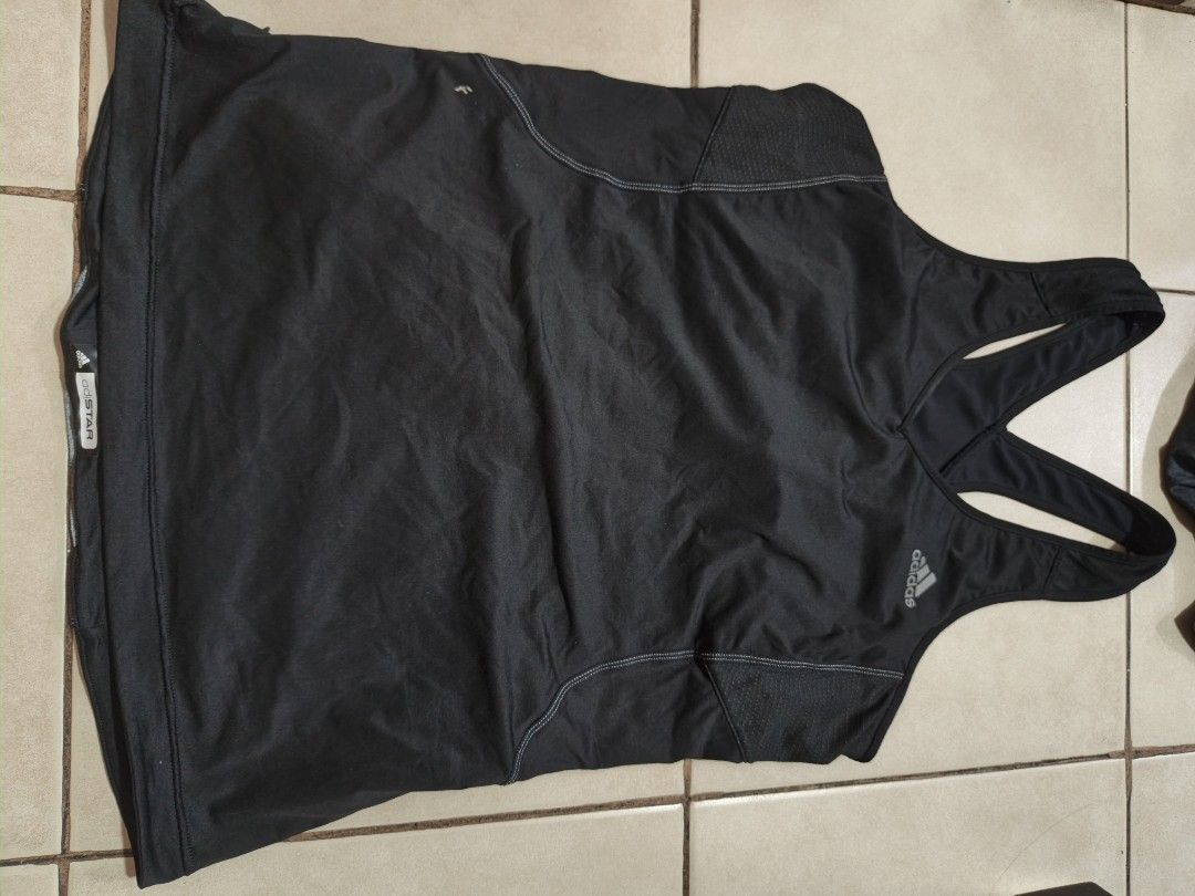 Adidas adiSTAR Black Performance Running Top ₱100 only Small (Category: Activewear) located in Marikina City. Submitted by amari.stylesph (Listing ID 1462905880, Image 1). Description: Adidas adiSTAR Black Performance Running Top ₱100 only! With signs of usage and visible wear. No major damage. Best fit Small. Perfect for workouts, running, and activewear. 📍 Pick-up: Marikina 📦 Shipping via J&T nationwide DM to order.