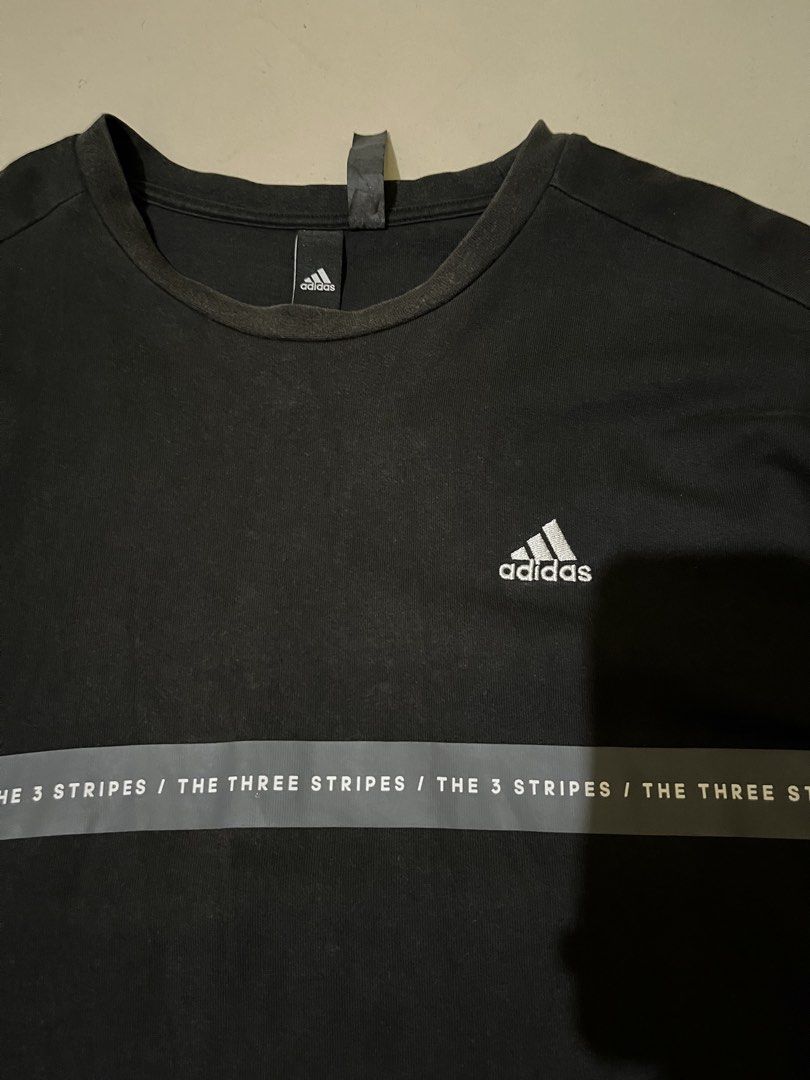Adidas Athletics Long-Sleeve (Category: Hoodies) located in Baguio. Submitted by nifty.grails (Listing ID 1462964528, Image 2). Description: W: 22 L: 28 Large on Tag Color Rate: 7/10.