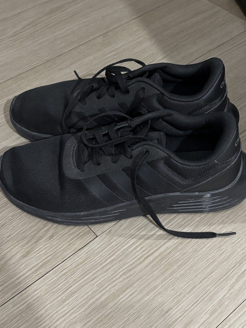 Adidas Black Running Shoes (Category: Sneakers) located in Manila. Submitted by emilener17 (Listing ID 1463017349, Image 1). Description: Adidas Lite Racer 2.0 Black Size: US 8.5 / UK 8 / FR 42 / JP 265 - Classic black Adidas running shoes - Breathable mesh upper - Iconic three-stripe design - Secure lace-up closure - Lightweight and comfortable - Perfect for everyday wear or light workouts.