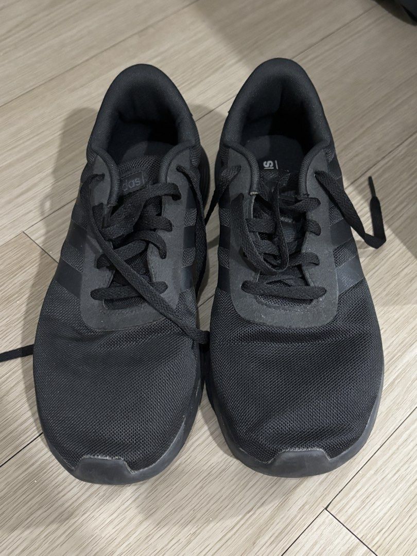 Adidas Black Running Shoes (Category: Sneakers) located in Manila. Submitted by emilener17 (Listing ID 1463017349, Image 2). Description: Adidas Lite Racer 2.0 Black Size: US 8.5 / UK 8 / FR 42 / JP 265 - Classic black Adidas running shoes - Breathable mesh upper - Iconic three-stripe design - Secure lace-up closure - Lightweight and comfortable - Perfect for everyday wear or light workouts.
