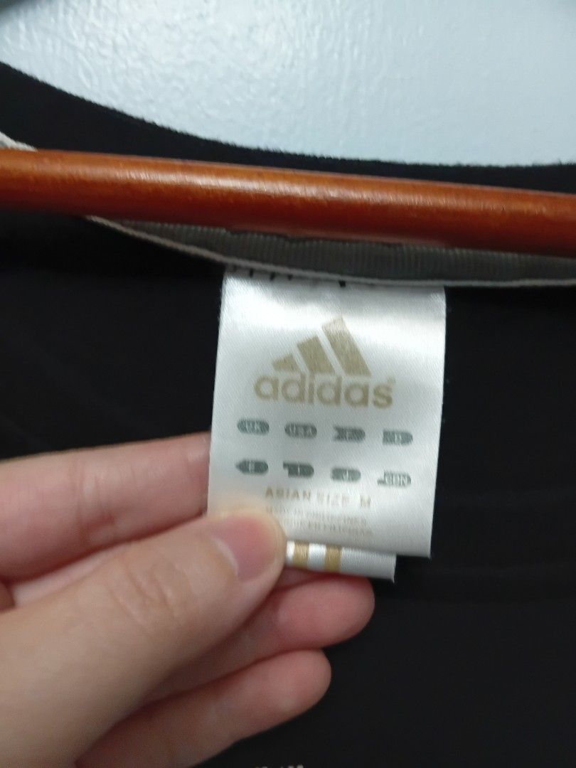 Adidas Black T-shirt (Category: Tshirts & Polo Shirts ) located in Angeles City. Submitted by itsandspreloved (Listing ID 1463027039, Image 2). Description: -preloved -nastock lang di na ginagamit -from my dads closet.