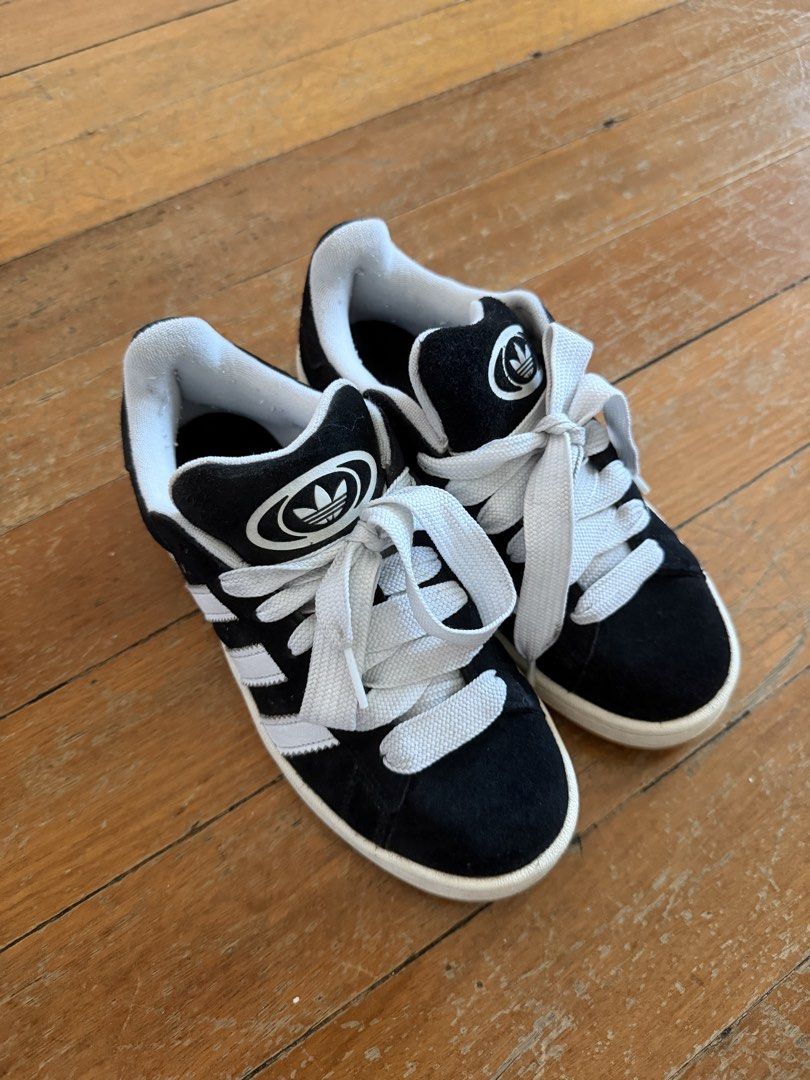 Adidas Campus 00 Black Suede (Category: Sneakers) located in Quezon City. Submitted by shandre10 (Listing ID 1462948203, Image 1). Description: ORIGINAL - Size: 5 US Men - Condition: Great for everyday wear, gently used - Reason for selling: No longer needed.