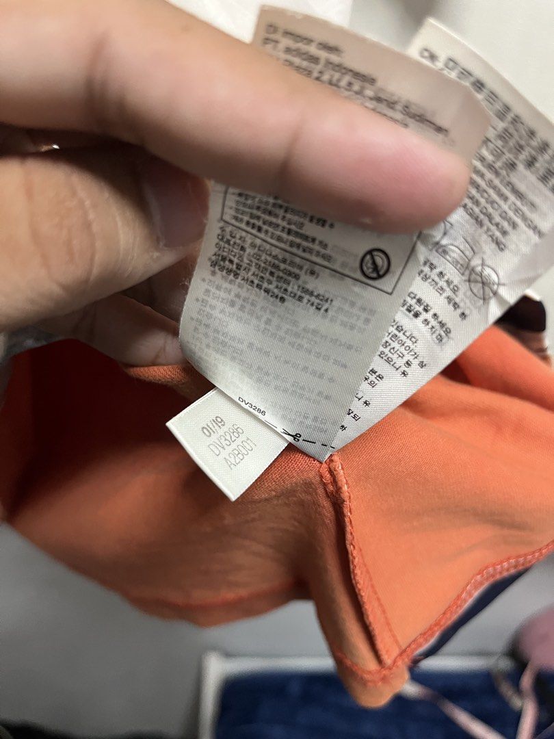 Adidas Graphic T-Shirt Orange (Category: Tshirts & Polo Shirts ) located in Davao. Submitted by znerol_26 (Listing ID 1462975461, Image 3). Description: - Orange Adidas T-shirt - Features bold graphic print with classic Adidas trefoil logo - Made in China - Size S (175/92A) - Ideal for casual wear.