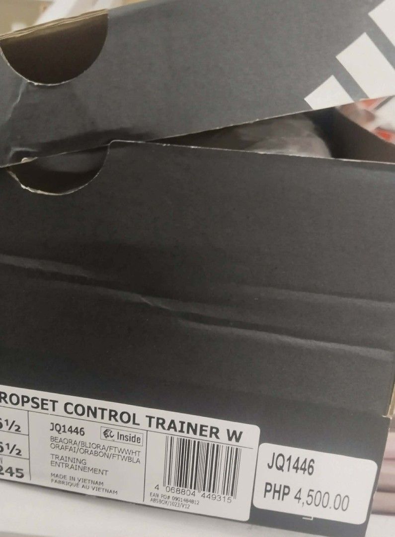 Adidas JQ1446 Dropset Control Trainer W Orange (Category: Sneakers) located in Manila. Submitted by oileruacaryl (Listing ID 1463087051, Image 3). Description: - Orange Adidas Dropset Control Trainer W training shoes - Size: 8 US / 6.5 UK / 40 EU / 250 JP / 245 CHN - Model: JQ1446 - Made in Vietnam - Original Price: PHP 4,500.00 - Perfect for your training needs!.