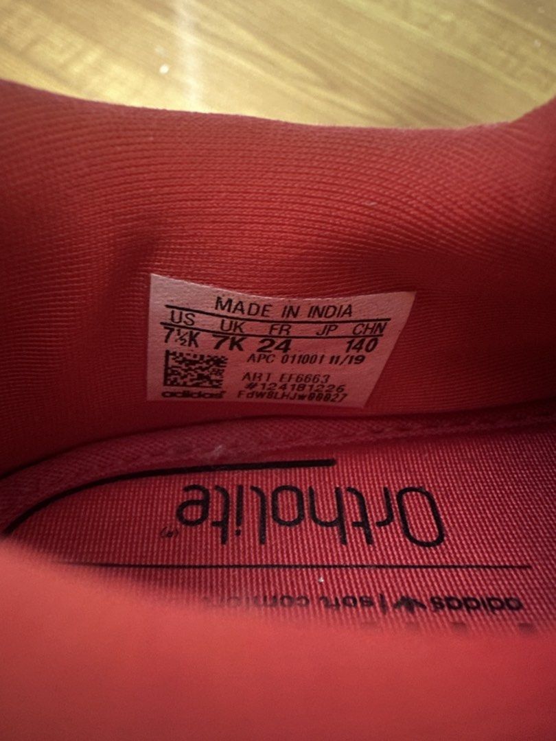 Adidas Ortholite (Category: Babies & Kids Fashion) located in Tarlac. Submitted by inlovewithbagsph (Listing ID 1463049038, Image 2). Description: Size US 7.5.