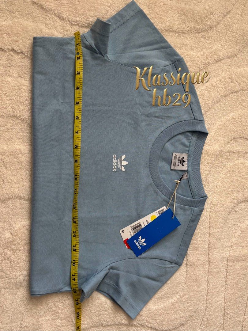 Adidas Tee (Category: Activewear) located in Lipa City. Submitted by klassique_handbags (Listing ID 1463042086, Image 3). Description: ✅Available✅ ❤️Adidas Tee❤️ (M) size light blue Soft & stretch 💯original sf not included courier Lbc📦 (1,100)php Disclaimer: All trademarks, logos, and brand names mentioned or used in our products/services are the property of their respective owners. Any references to copyrighted material are for identification 