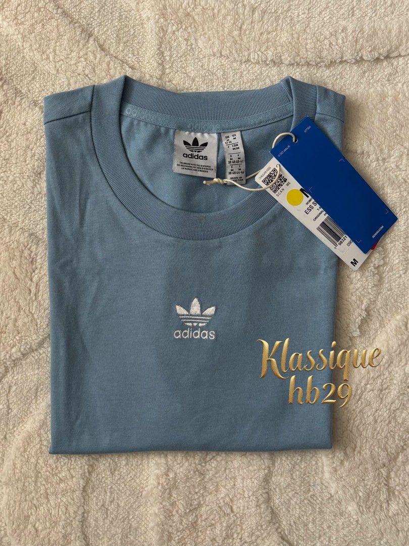 Adidas Tee (Category: Activewear) located in Lipa City. Submitted by klassique_handbags (Listing ID 1463042086, Image 1). Description: ✅Available✅ ❤️Adidas Tee❤️ (M) size light blue Soft & stretch 💯original sf not included courier Lbc📦 (1,100)php Disclaimer: All trademarks, logos, and brand names mentioned or used in our products/services are the property of their respective owners. Any references to copyrighted material are for identification 
