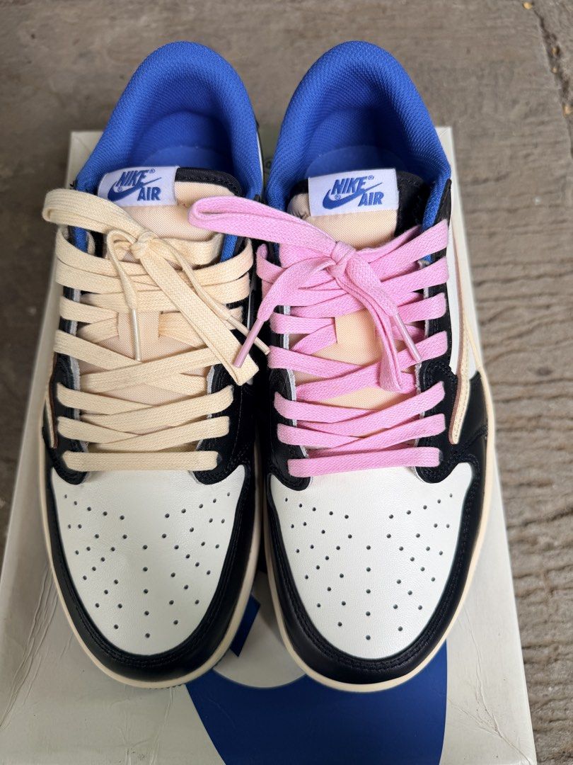 Air Jordan 1 Low Travis Scott Fragment (Category: Sneakers) located in Cabuyao City. Submitted by PaulManuel19 (Listing ID 1463031676, Image 2). Description: FOR SALE / FOR SWAP 👟 Testing the waters lang, not rush selling. Open for swap sa mga comfort shoes. 😊 Used Jordan 1 Retro Low OG SP Fragment x Travis Scott — PK Batch (UA PAIR) 📌 Condition: Good condi (Used around 10x lang ata) 💰 Price: ₱2,000 + SF (If shipping) 📏 Size: US 9 📦 Inclusi