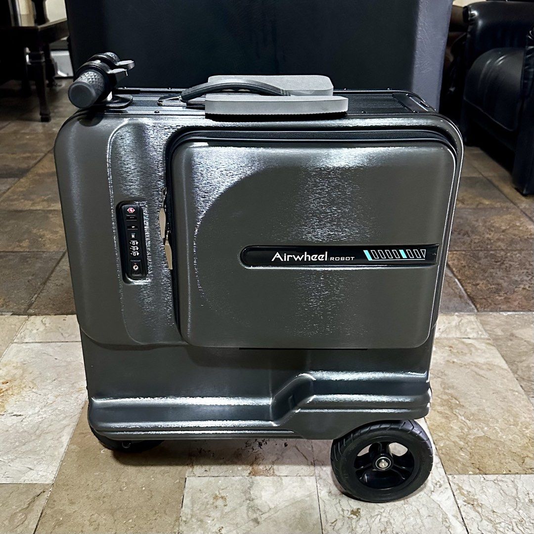 Airwheel SE3T Electric Suitcase (Category: Luggage) located in Paranaque City. Submitted by incaoliva (Listing ID 1463012407, Image 1). Description: LIKE NEW, USED INDOORS (AT HOME) ONLY TO TEST Airwheel SE3T Electric Suitcase Allowed for hand carry? NO* Allowed for check-in? YES* NOTE: Kindly check with your airlines if they allow smart luggage on flights. As of now, only Thai Airways does not allow smart luggage. Tire Size: 6-inch front | 5.5-i