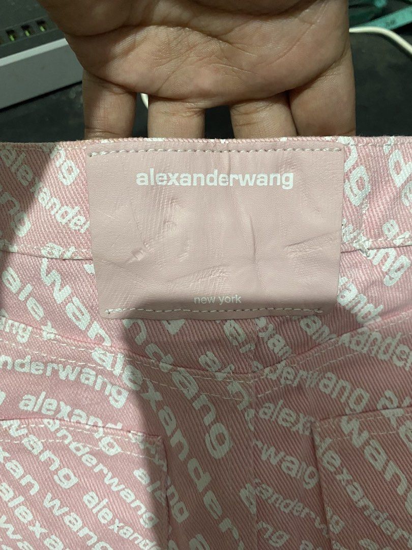 ALEXANDER WANG MONOGRAM MINI SKIRT (Category: Luxury Apparel) located in Rizal. Submitted by thrift.cartel (Listing ID 1463096618, Image 2). Description: NEED WASH.