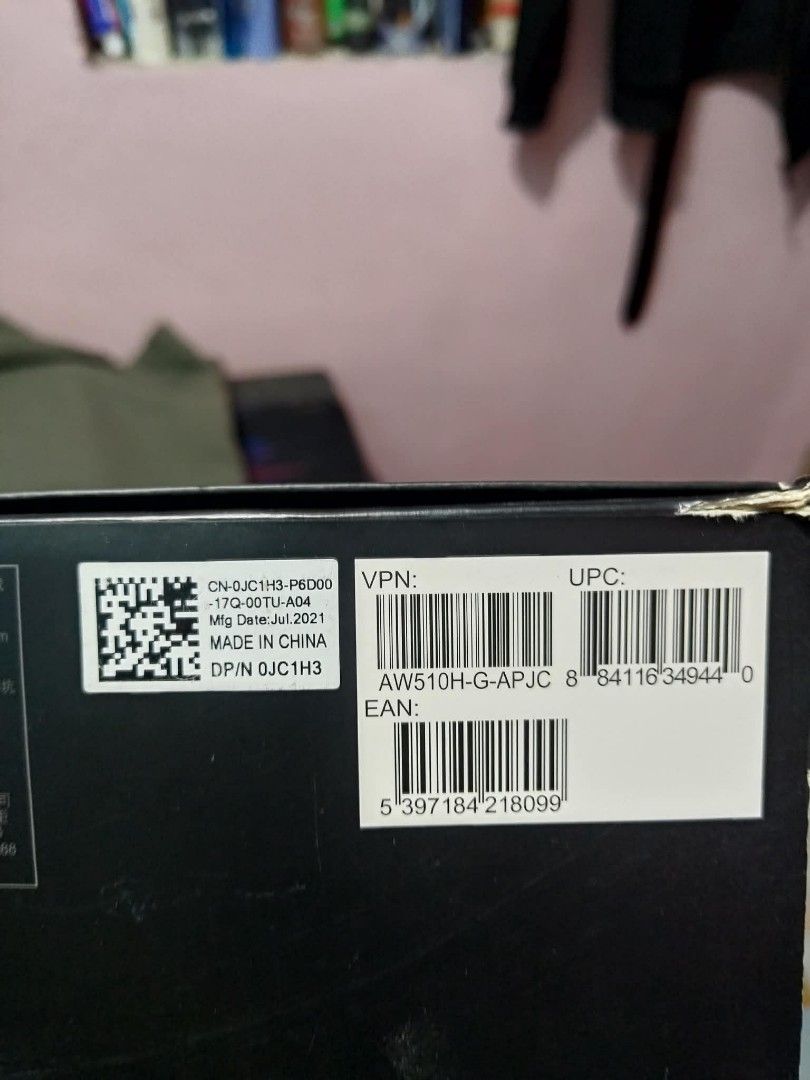 Alienware 510H 7.1 Gaming Headset (Category: Headphones & Headsets) located in San Rafael. Submitted by jameseirvin (Listing ID 1462913443, Image 2). Description: - Alienware 510H 7.1 Gaming Headset - Includes all original cables and box - Discord Certified - -Res Audio Certified - Manufactured July 2021 - Earcups show some signs of wear -rfs: nakatambak nlng sya pero 100%working declutter -contact for fast transcation 09685785738.