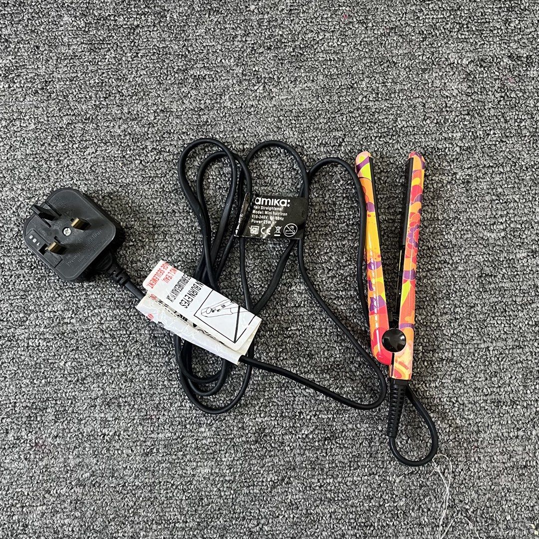 Amika Mini Ceramic Hair Straightener (Category: Hair) located in Taguig. Submitted by riyahkh (Listing ID 1462954842, Image 1). Description: Ideal for travel, on-the-go, or touch-ups. Authentic. US brand. 100% solid ceramic. 400°F/200°C Voltage 110-240V. Originally priced at 5k php! Hair iron, heat styling, hair styling. Helping Tags: Mac Styler, Dyson, Ghd, Philips, L’Oréal Professionnel, Remington, Panasonic, Revlon, Babyliss.
