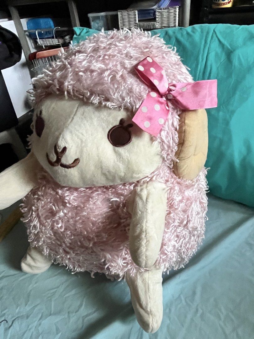 Amuse sheep baby pink big (Category: Plushies & Soft Toys) located in Paranaque City. Submitted by bonsaiart (Listing ID 1462920485, Image 2). Description: Good as new Bulky Huggable 950( fixed)+ sf Payment first policy (gcash/ paymaya) Shipping ONLY (J&t) NO TO COD NO TO MEETUP NO TO COP (LBC) No breaking of set or bundle.