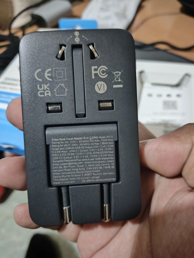 Anker Nano Travel Adapter (Category: Looking For) located in Manila. Submitted by ar-gee (Listing ID 1463022649, Image 1). Description: nabuksan lang dipa nagagamit. pwedeng pwede sa maarte.