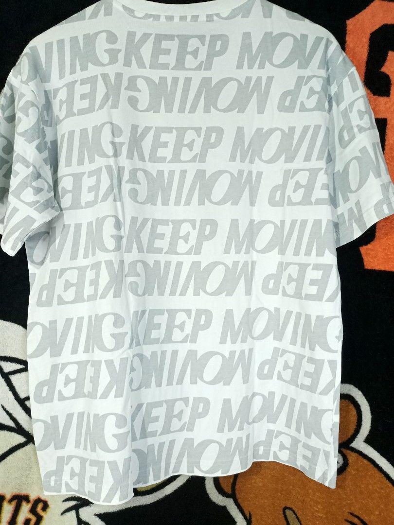 Anta Keep Moving All Over Print Tee (Category: Tshirts & Polo Shirts ) located in Castilla. Submitted by stignapamorma (Listing ID 1463037405, Image 2). Description: Branded T-shirt All Over Print ( Thrifted / Ukay ) Size - 19.5x26 Condition - Excellent Color Rate - 9/10 Issue - None Price - 450+SF.