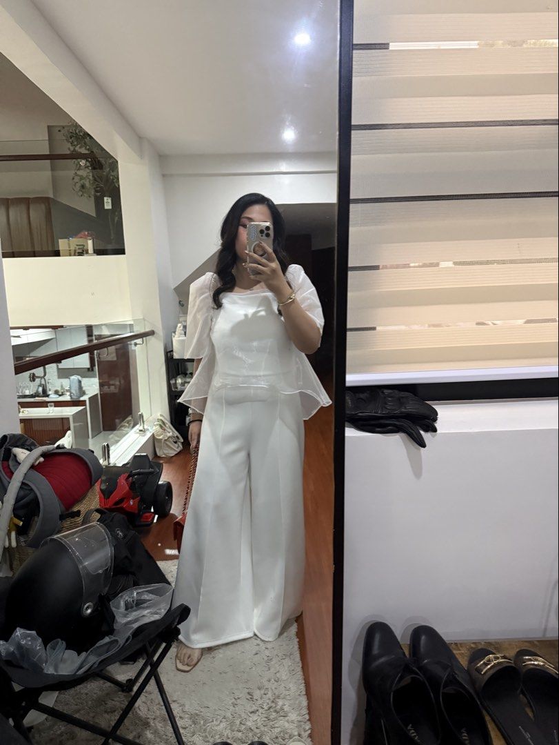 Apartment8 romper (Category: Dresses) located in Manila. Submitted by declutterwithg (Listing ID 1463026270, Image 2). Description: Apartment 8 romper size XL- Fits well for L frames ( medyo maliit size) used once only got it for 5,900 selling for 4k good as new, cleaned already.