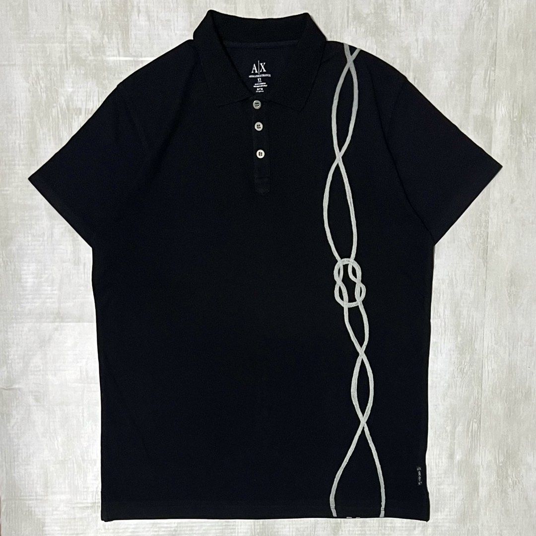 ARMANI EXCHANGE POLO SHIRT (Category: Tshirts & Polo Shirts ) located in Manila. Submitted by rosejulieeen (Listing ID 1463104159, Image 1). Description: 🎱ARMANI EXCHANGE POLO SHIRT •Size: XL •Dimes: W22 - L29 •No issue - In good using condition 📍Location: Baesa, Quezon City ⚠️ 𝐏𝐥𝐞𝐚𝐬𝐞 𝐝𝐨 𝐧𝐨𝐭 𝐨𝐫𝐝𝐞𝐫 𝐢𝐟 𝐲𝐨𝐮 𝐜𝐚𝐧𝐧𝐨𝐭 𝐩𝐚𝐲 𝐨𝐧 𝐭𝐢𝐦𝐞 ⚠️ 𝐏𝐚𝐲𝐦𝐞𝐧𝐭 𝟏𝐬𝐭. 𝐍𝐎 𝐂𝐎𝐃.