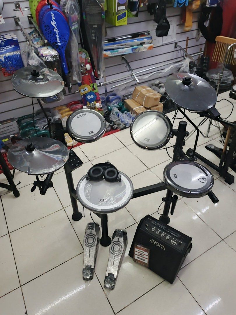 Aroma Electric Drum TDX N1 (Category: Musical Instruments) located in Las Pinas. Submitted by andreadomingo2518 (Listing ID 1463014708, Image 1). Description: w/ free headphones ampli drum stick.