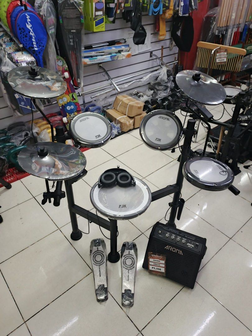 Aroma Electric Drum TDX N1 (Category: Musical Instruments) located in Las Pinas. Submitted by andreadomingo2518 (Listing ID 1463014708, Image 2). Description: w/ free headphones ampli drum stick.