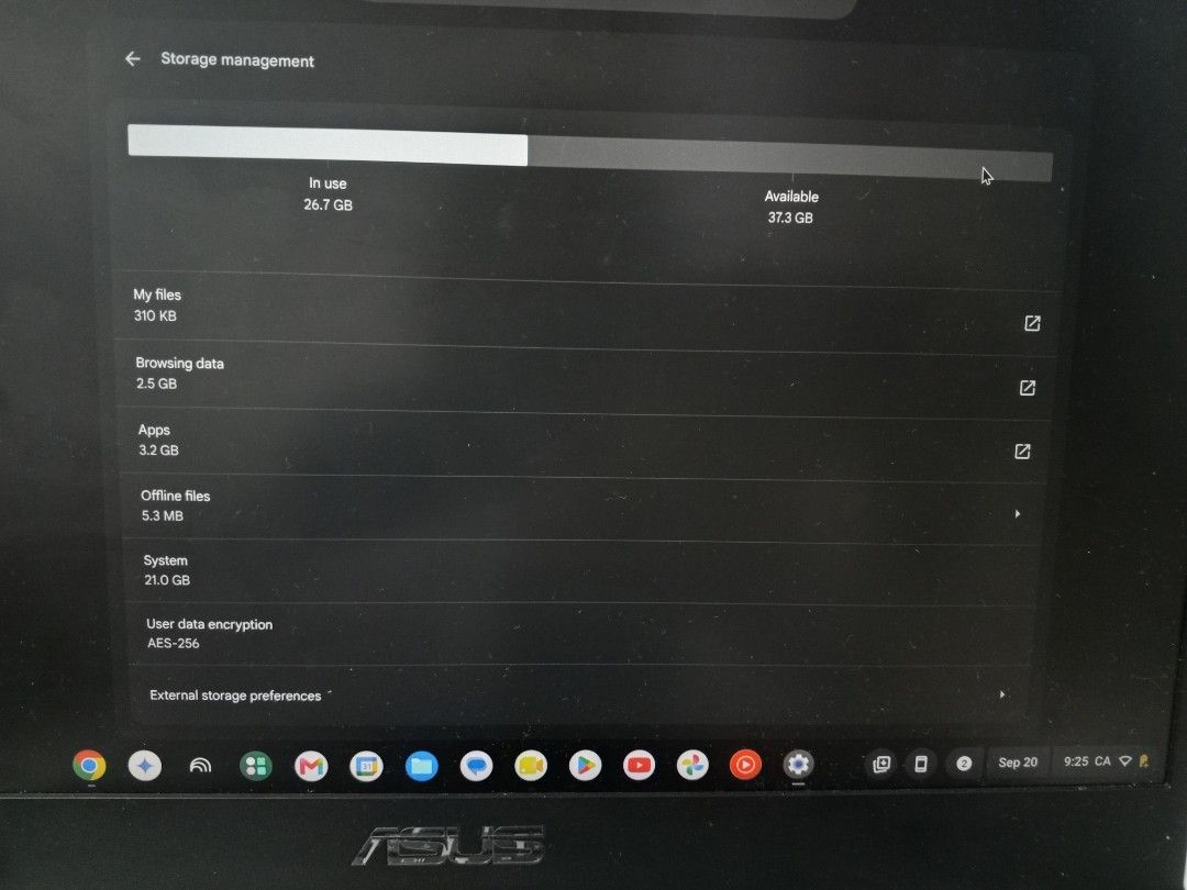 Asus chromebook C423 (Category: Laptops & Notebooks) located in San Fernando. Submitted by miyskii (Listing ID 1463037556, Image 3). Description: Asus chromebook no issue 8gb ram 64gb storage With laptop bag no charger.