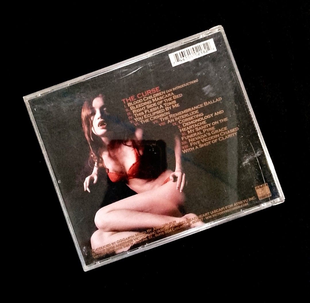 Atreyu - The Curse (2004) (Category: CDs & DVDs) located in Manila. Submitted by musicsectionph (Listing ID 1463050940, Image 2). Description: FOR SALE: Atreyu’s explosive 2004 metalcore masterpiece "The Curse" flagship release! ABOUT THIS ALBUM: This is the legendary American metalcore band's massive second studio triumph, produced by GGGarth Richardson. It features raw, high-energy guitar riffs, aggressive vocals, and a timeless fusion of heavy